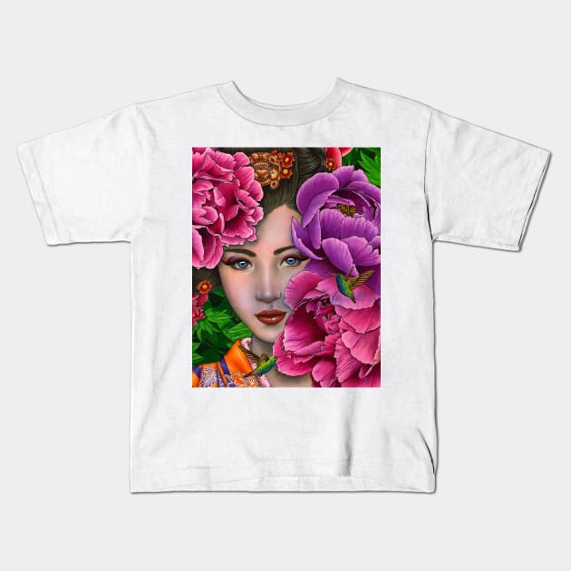 Secret Garden Kids T-Shirt by MJWilliamArt